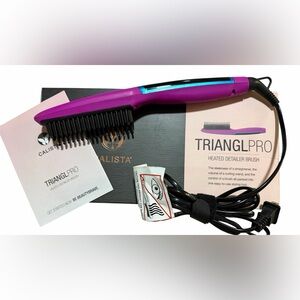 L'Ange Purple Heated Detangling Brush